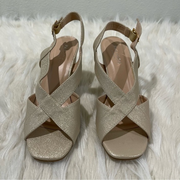 Women’s Paradox London Pink Strappy Block Heel Sandal Heels Size 9 US! - Picture 5 of 11